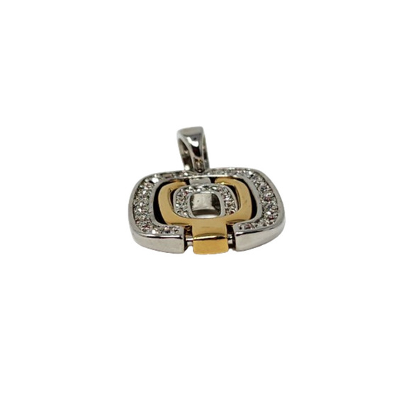 Lia Sophia "Flipout" Women's Reversible Pendant Slide for Necklaces and Chains - Picture 2 of 9